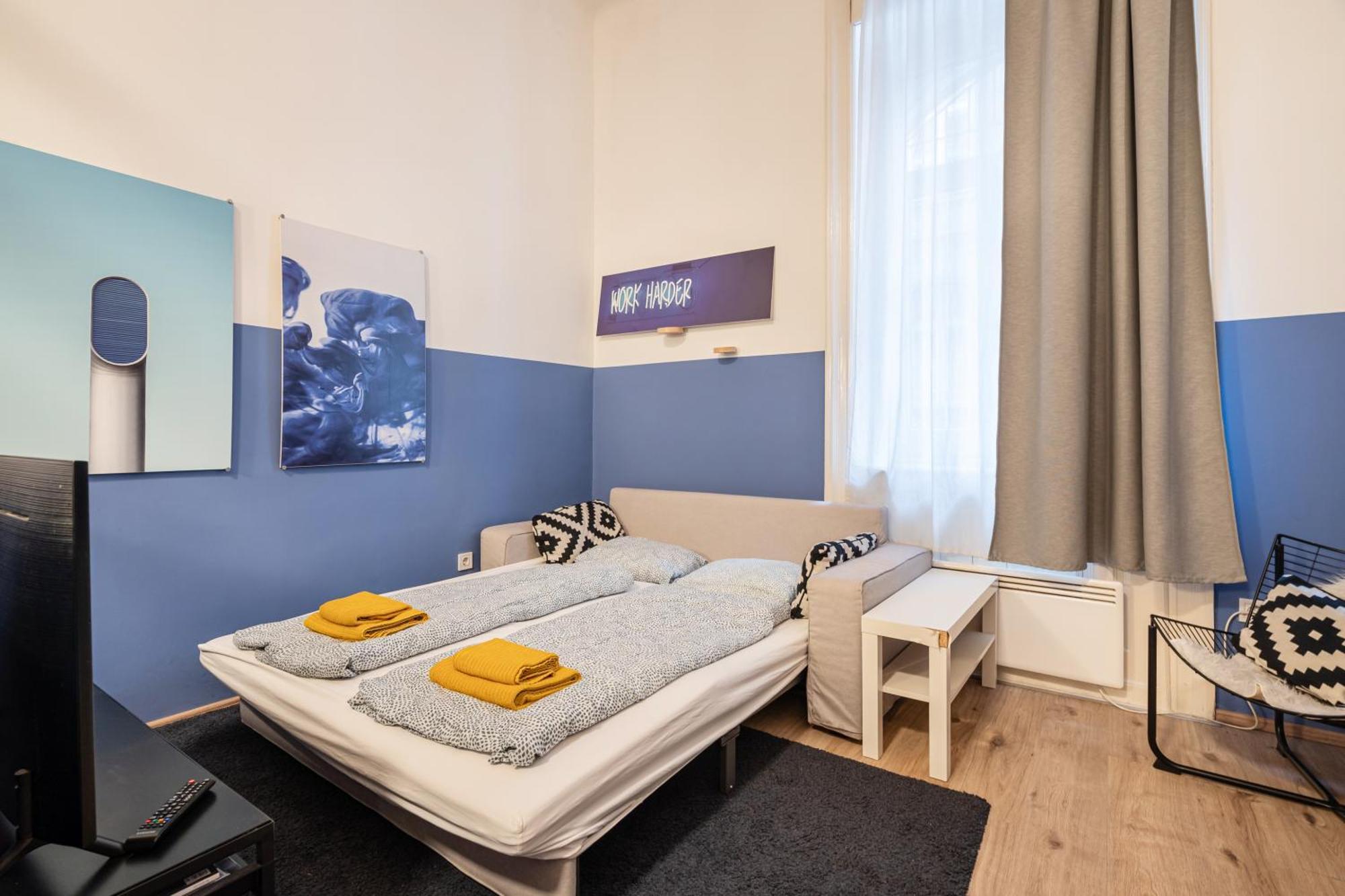 Cosy Studio In Central Party District W41 Blue Budapest Eksteriør billede
